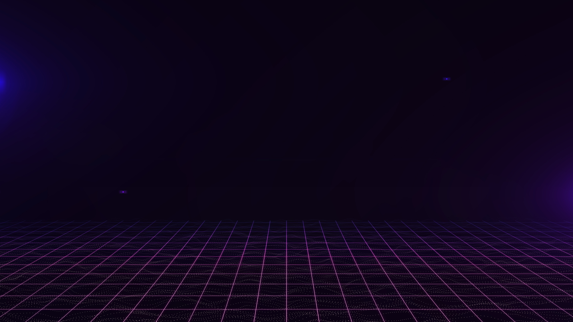 Dark Purple Grid Cyberpunk Background